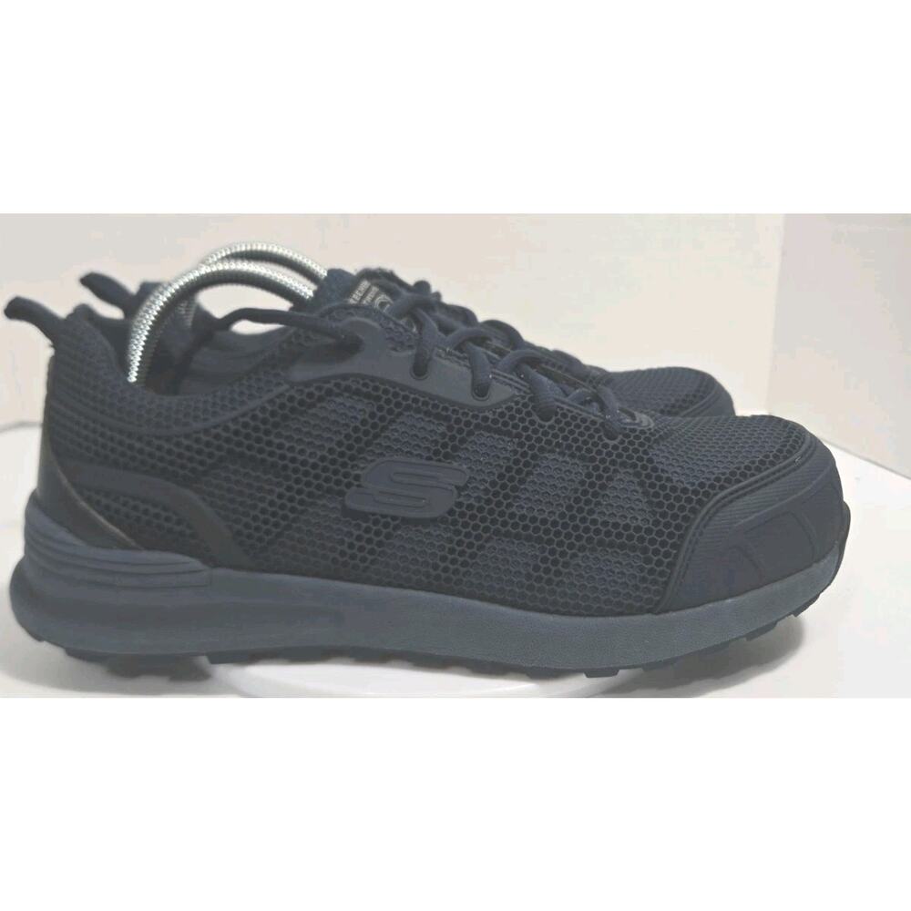 SKECHERS WORK Womens Composite Toe Work Shoe Navy - 77289-NVY Size 10 US